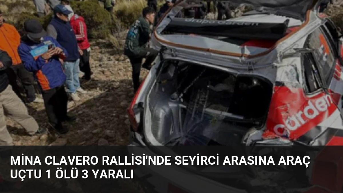 Mina Clavero Rallisi’nde Seyirci Arasına Araç Uçtu 1 Ölü 3 Yaralı