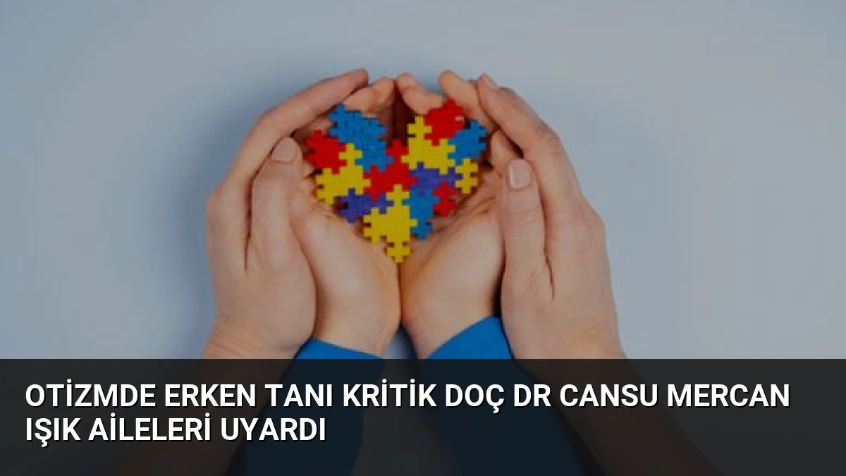 Otizmde Erken Tanı Kritik Doç Dr Cansu Mercan Işık Aileleri Uyardı