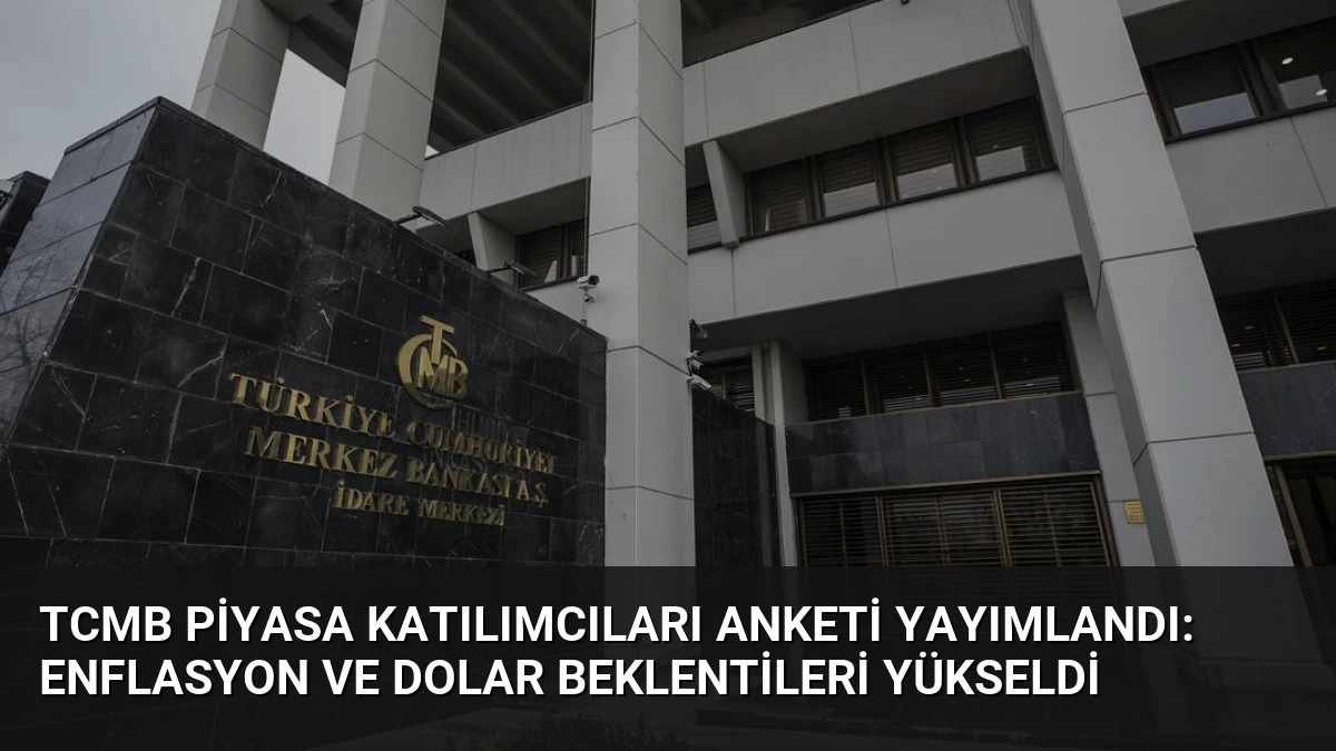 TCMB Piyasa Katılımcıları Anketi Yayımlandı: Enflasyon ve Dolar Beklentileri Yükseldi